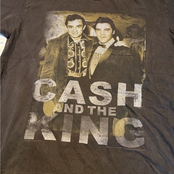 Johnny Cash Elvis Shirt Large - Picture 2 of 3